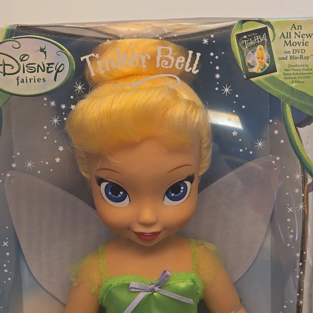 Tinker bell Disney Tinker Bell Doll in Shimmering Green Dress